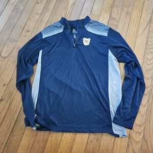 Butler bulldogs Long Sleeve 1/4 ZIP GOLF Shirt Boys Youth Large